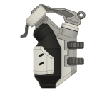 doom frag grenade 3d printed replica by greencade