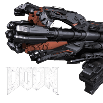 doom hellshot 3d printed replica by greencade