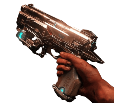 doom 2016 pistol 3d printed replica by greencade