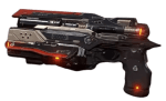 Mark V Pistol from doom 3d printed replica