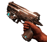 doom 2016 pistol 3d printed replica by greencade