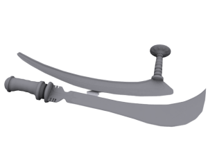 Ryyk blades 3d printed replics by greencade from star wars