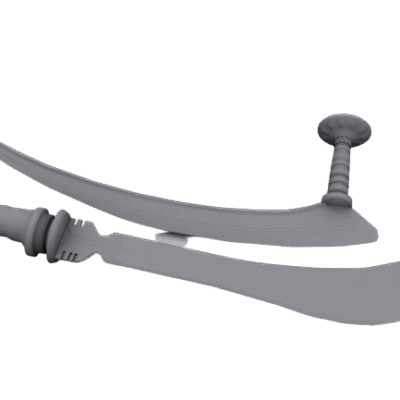 Ryyk blades 3d printed replics by greencade from star wars