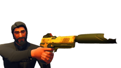 fortnite suppressed pitol 3d printed replica by greencade