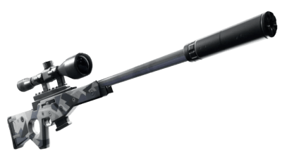 fortnite suppressed sniper rifle 3d printed replica by greencade