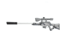 fortnite suppressed sniper rifle 3d printed replica by greencade