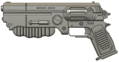 fallout 4 pistol replica by greencade, 3d printed
