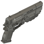 fallout 4 pistol replica by greencade, 3d printed