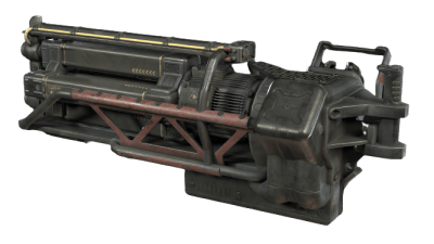 3D printed replica by greencade of the Gatling laser from fallout