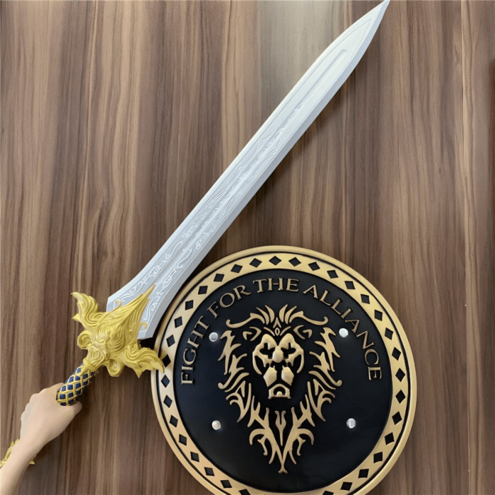 3d printed replica of the Fight for the Alliance Shield – World of Warcraft by greencade3d printed replica of the Fight for the Alliance Shield – World of Warcraft by greencade