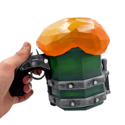 Flintlocke’s Delight Mug – Deep Rock Galactic Prop Replica Cosplay - Greencade