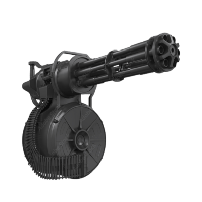 3D printed Minigun prop replica from Fallout