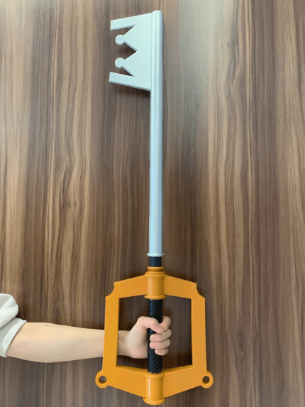 3D printed replica of the Kingdom Key D from Kingdom Hearts by greencade