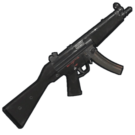 MP5A4 3d printed replica by greencade from rust