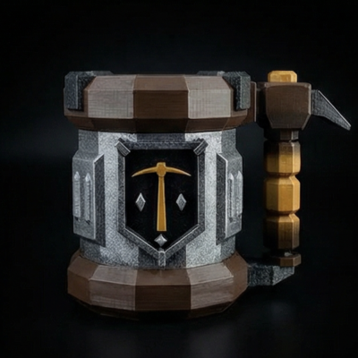 Backbreaker Stout Mug – Deep Rock Galactic Replica prop Greencade
