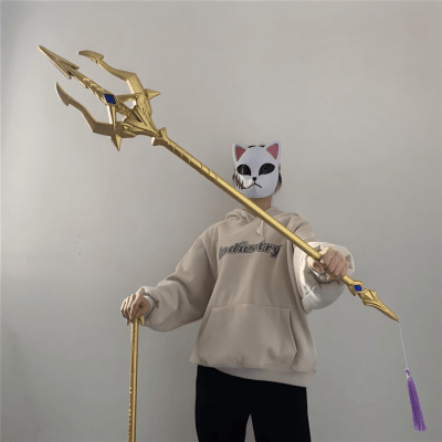 3d printed Sea God Trident – Soul Land | Douluo Dalu replca by greencade