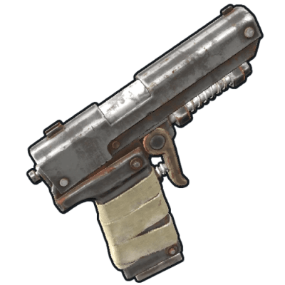 Semi-Automatic Pistol 4d printed rust replica by greencade