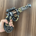 3d printed prop replica of the Steampunk Revolver Gun Prop