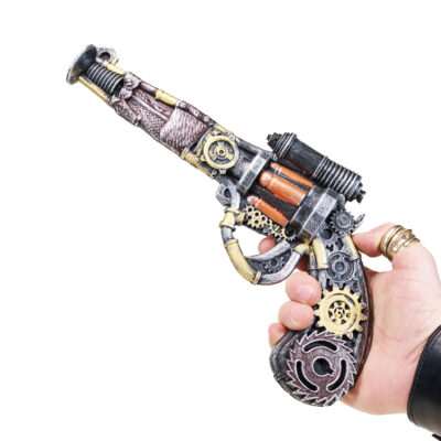 Revolver Gun Replica Prop Steampunk Cosplay Greencade