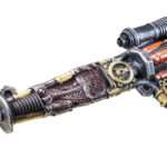 Revolver Gun Replica Prop Steampunk Cosplay Greencade