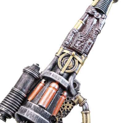 Revolver Gun Replica Prop Steampunk Cosplay Greencade