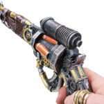 Revolver Gun Replica Prop Steampunk Cosplay Greencade