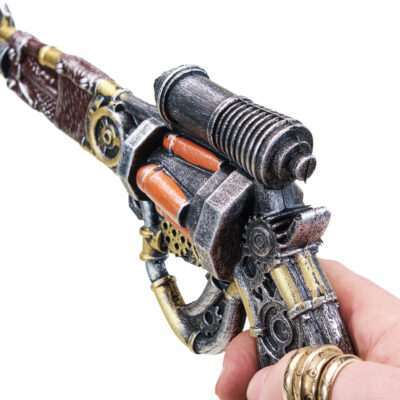 Revolver Gun Replica Prop Steampunk Cosplay Greencade