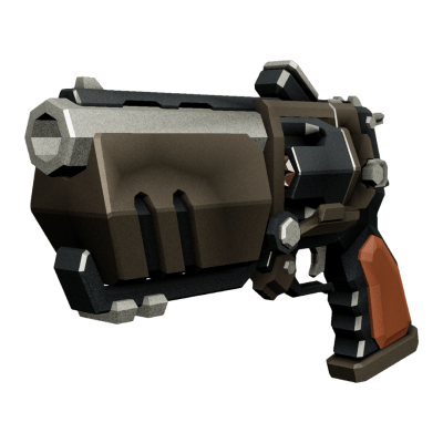 Bulldog Heavy Revolver – Deep Rock Galactic Props Replica - Greencade