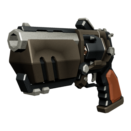 Bulldog Heavy Revolver – Deep Rock Galactic Props Replica - Greencade