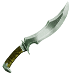 3d printed replica of the Blade of Alacrity from Dota 2 by greencade