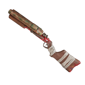 Double Barrel Shotgun replica from rust