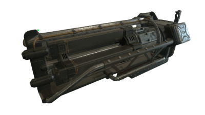 3D printed replica by greencade of the Gatling laser from fallout