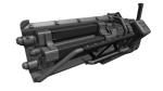 3D printed replica by greencade of the Gatling laser from fallout