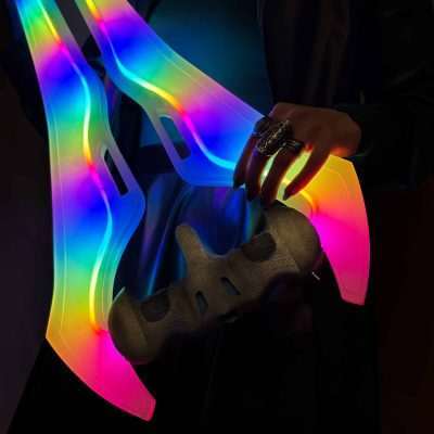 Halo Energy Sword LED with Rgb Lights Halo Replica Prop Greencade