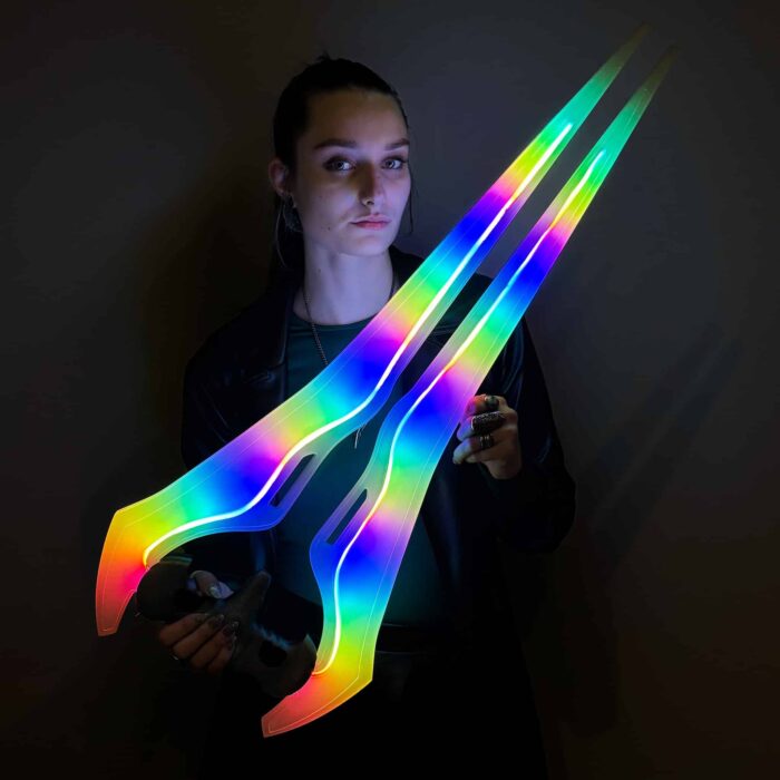 Halo Energy Sword LED with Rgb Lights prop replica by Greencade