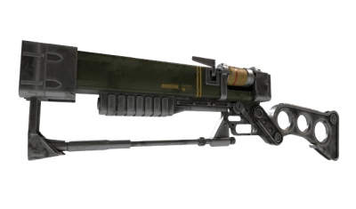 3D printed replica of the Laser rifle from fallout