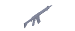 3d printed rust LR-300 Assault Rifle by greecade