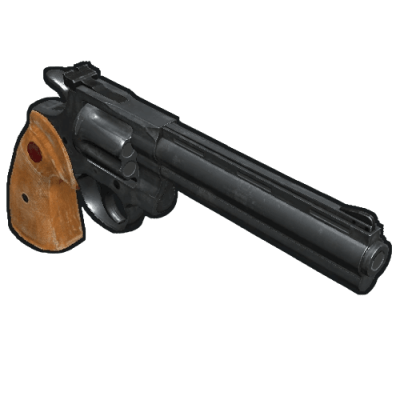 Python Revolver 3d printed replica by greencade from rust