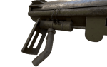 3d printed replica by greencade of the fallout rocket launcher