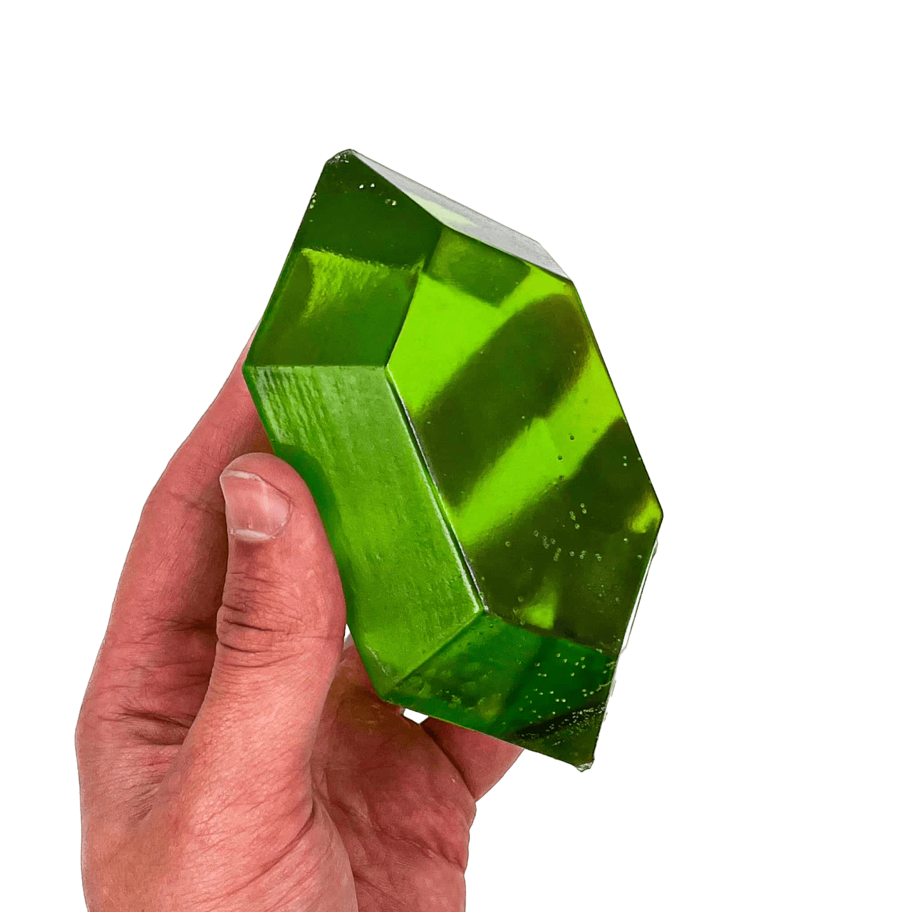 Greencade's listing photo of its green Rupee replica from The Legend of Zelda
