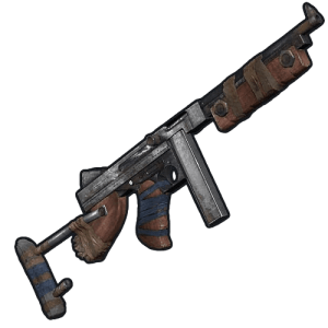 3D PRINTED RUST THOMPSON GUN REPLICA BY GREENCADE
