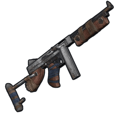 3D PRINTED RUST THOMPSON GUN REPLICA BY GREENCADE