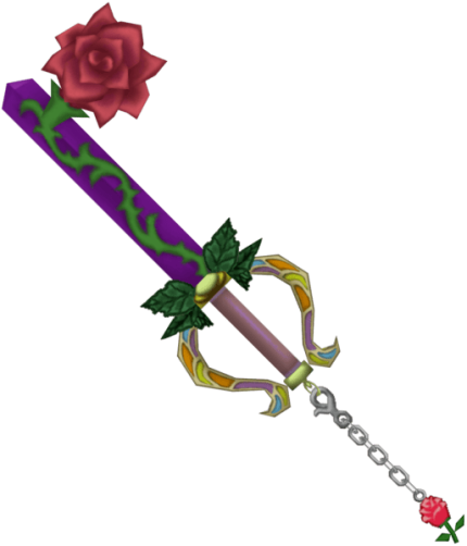 Divine Rose 3d printed replica by greencade kingdom hearts
