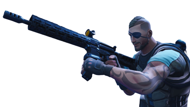 Tactical Assault Rifle Legendary Fortnite Battle Royale 3D Printed