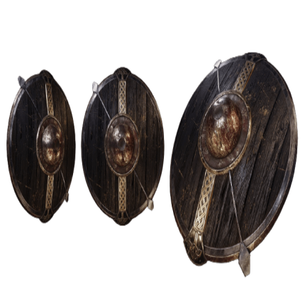 assassin's creed Valhalla Shield 3d printed replica by greencade