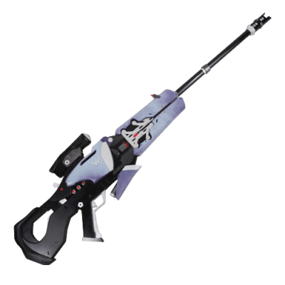 Channel your inner Widowmaker with the Widow's Kiss replica from Greencade. This 3D printed masterpiece captures the lethal elegance of Overwatch's iconic sniper rifle.