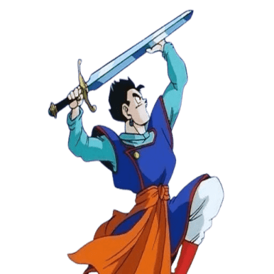 Gohans Sword 3d printed replica from dragon ball