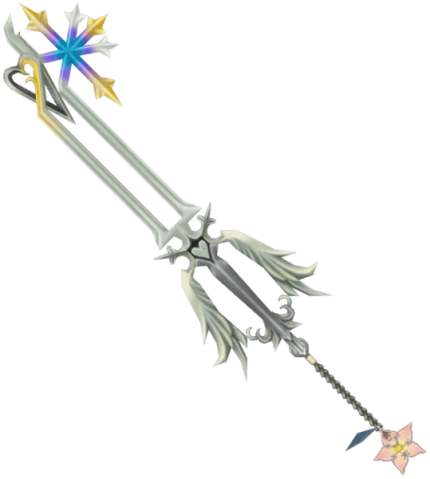 Embark on a magical journey with the Oathkeeper Keyblade replica from Kingdom Hearts. Its intricate design embodies the bonds of friendship and loyalty