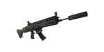 Supressed assault rifle 3d printed replica by greencade from fortnite