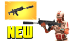 Supressed assault rifle 3d printed replica by greencade from fortnite